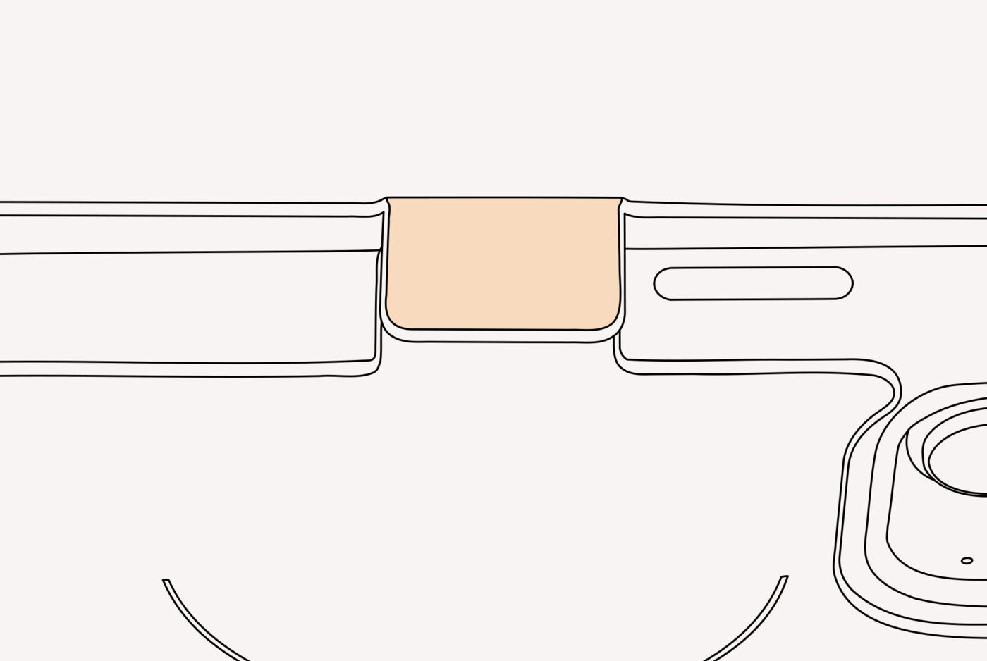 Illustration des magnetischen Verschlusses des Smartflip-Cases
